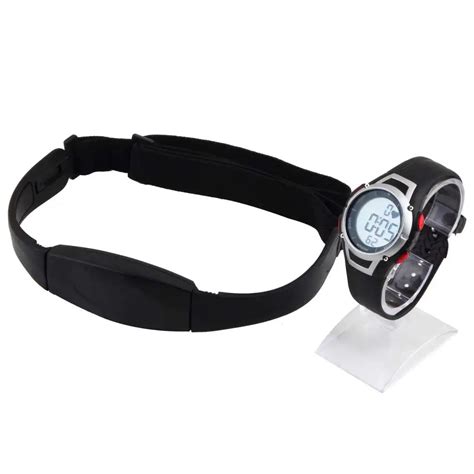 3m Waterproof Heart Rate Monitor Wireless Chest Strap Sport Watch Running Diving Watch with Back ...