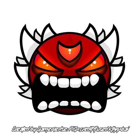 Hey guys I created a "legendary demon" face : r/geometrydash