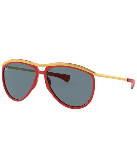 Ray-Ban Unisex Aviator Olympian Sunglasses, RB2219 - Macy's