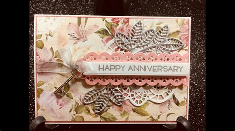 Handmade Anniversary Card - YouTube