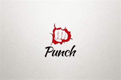 Punch Logo by Made by Arslan on @creativemarket Business Brochure, Business Card Logo ...