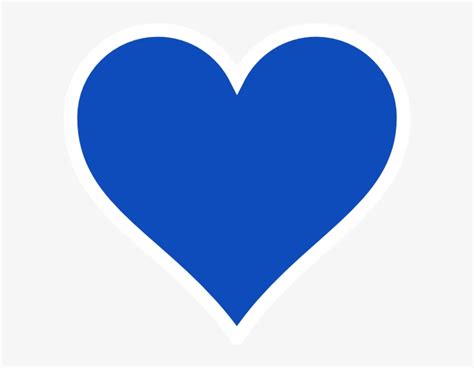 Blue Heart Clip Art At Clker - Blue Heart Vector Png Transparent PNG ...