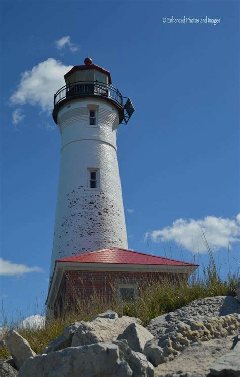 Crisp Point Lighthouse in Luce County, Michigan | Crisp point lighthouse, Lighthouse, Places to see