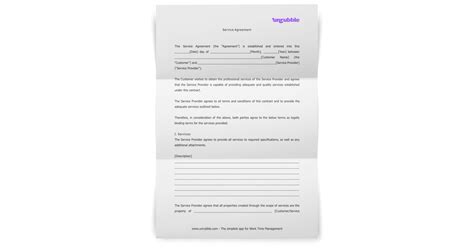 Service Contract Template: Secure Your Agreements | Unrubble Templates