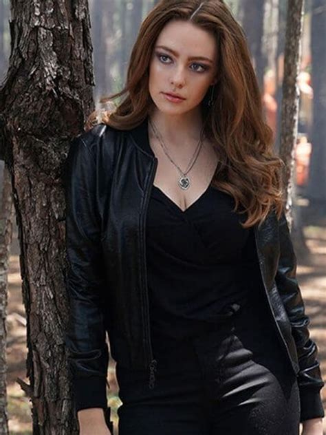 Legacies Danielle Rose Russell Black Leather Jacket – Bay Perfect