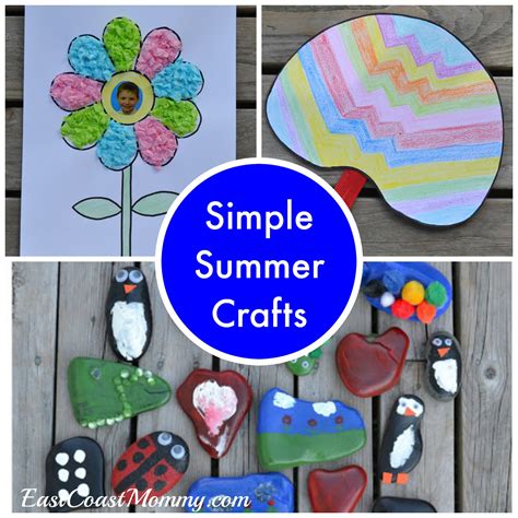 East Coast Mommy: Simple Summer Crafts {with free printable templates}