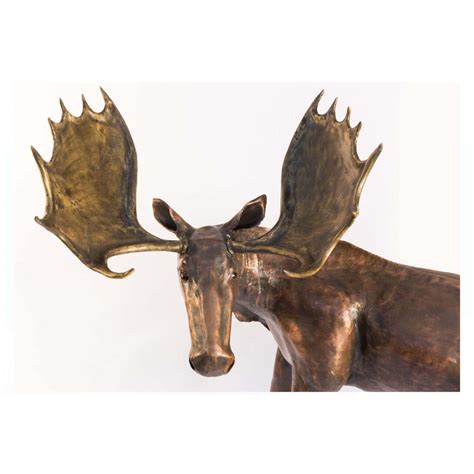 Bull Moose (Metal garden Yard Park Outdoor sculpture) - ArtParkS