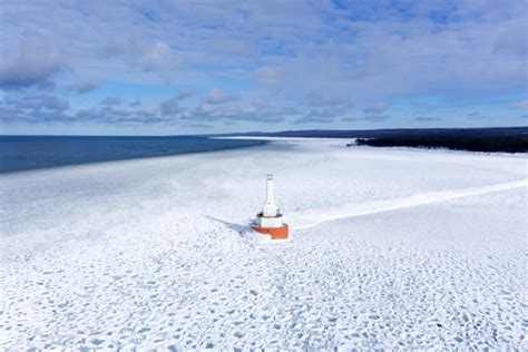 Snowshoeing the Keweenaw’s Frozen Lighthouses