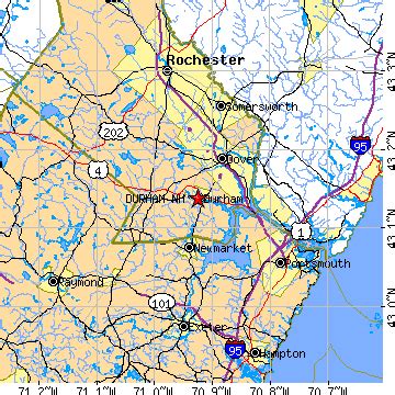 Durham, New Hampshire (NH) ~ population data, races, housing & economy