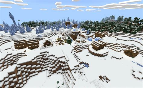 Minecraft Bedrock seed COVID-19: Snowy Tundra Biome : r/minecraftseeds