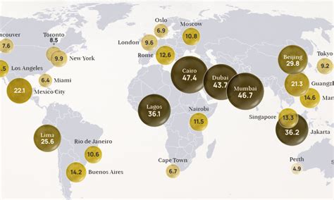 Mapped: Air Pollution Levels Around the World in 2022