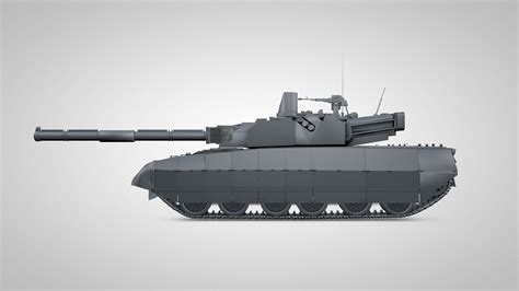 Tank Oplot-M Main Battle Tank 3D Model .obj .3ds .fbx .c4d - CGTrader.com