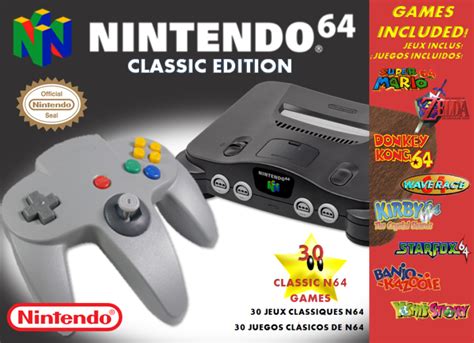 Aparece una lista de juegos de la Nintendo 64 Classic Edition