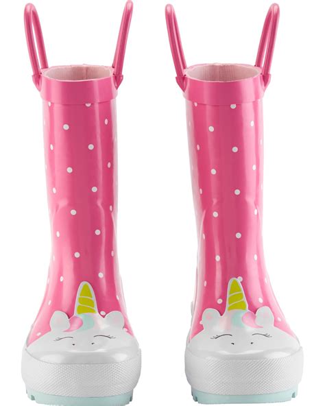 Carter's Unicorn Rain Boots | Baby girl accessories, Girls rain boots ...