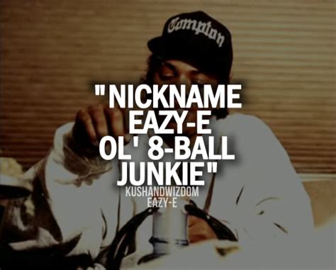 Eazy-E | Meaningful lyrics, Inspirational quotes pictures, Music quotes