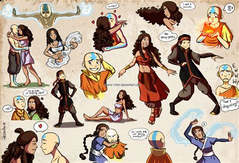 Aang and Katara collection by Aleccha on DeviantArt