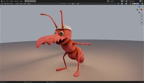 3D model Termite Character from Peter Wheat comic book 3D Model VR / AR / low-poly | CGTrader