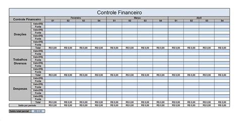 Planilha de Controle Financeiro - Pessoal, Empresa, Excel Grátis