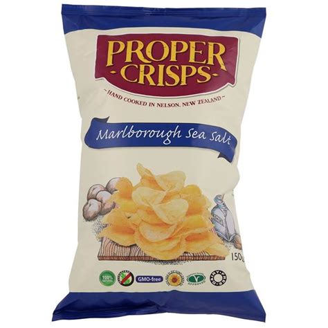 PROPER CRISPS MARLBOROUGH SEA SALT CRISPS : Forestway Fresh Online Store