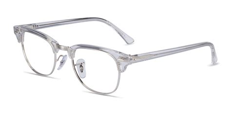 Ray-Ban RB5154 Clubmaster - Browline Clear Frame Eyeglasses | Eyebuydirect Canada