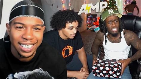 Deshae Frost Reacts To Kai Cenat Surprises AMP With Christmas Presents! **THEY PRESS HIM** - YouTube