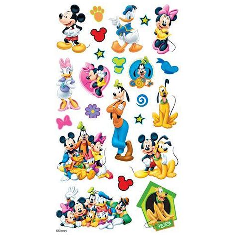 Mickey and Friends Stickers / Estampas de Mickey Mouse y sus Amigos. – Hobbees