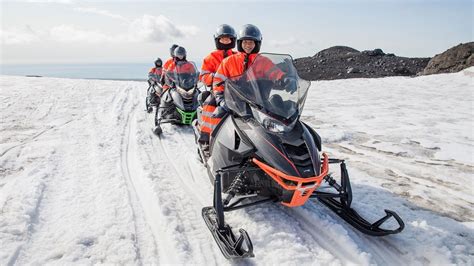 Snowmobile Tour on Myrdalsjokull Glacier | Activity Iceland