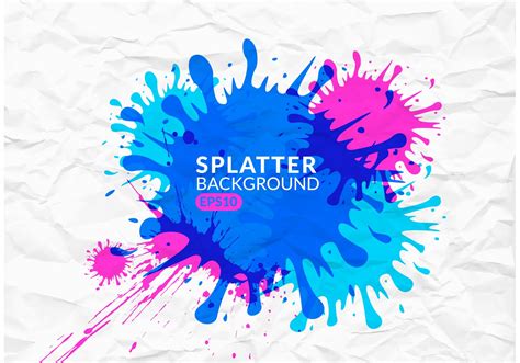 Colorful Splatter Vector Background - Download Free Vector Art, Stock Graphics & Images