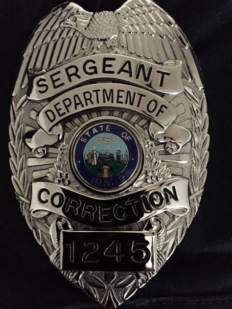 Correctional Sergeant Badge | LEO | Pinterest