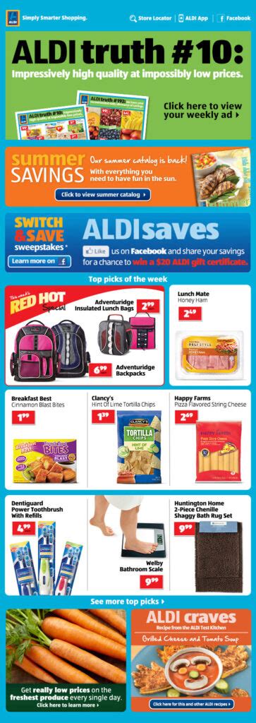 Aldi Sales and Deals Week of 7/31/13