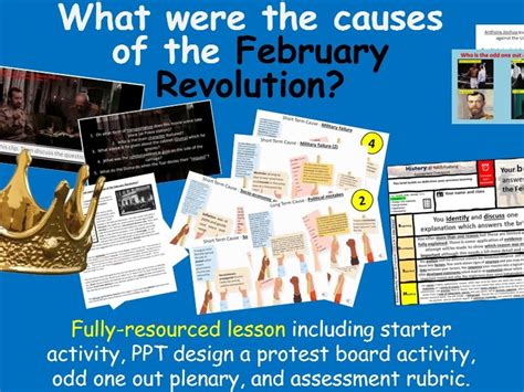 What were the causes of the February Revolution? Full lesson | Teaching Resources