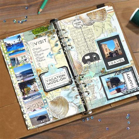 travel journal idea | Travel journal scrapbook, Diy travel journal ...