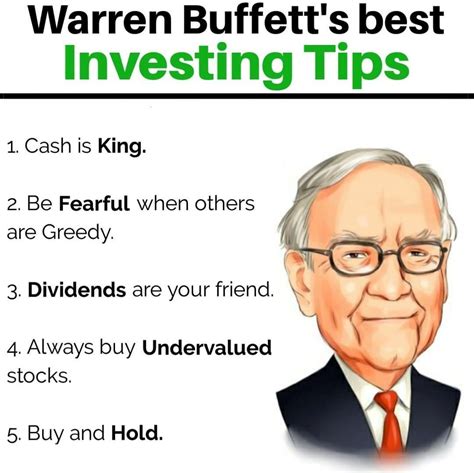 Warren Buffet's investment tips