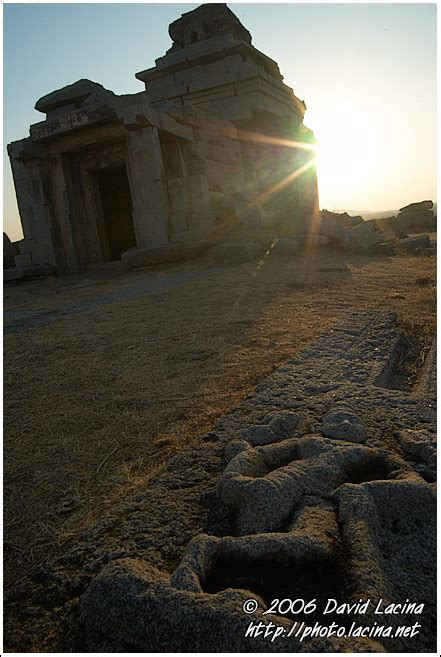 Travel Photo Gallery - Sunset On Hemakuta Hill, Hampi Historical, India