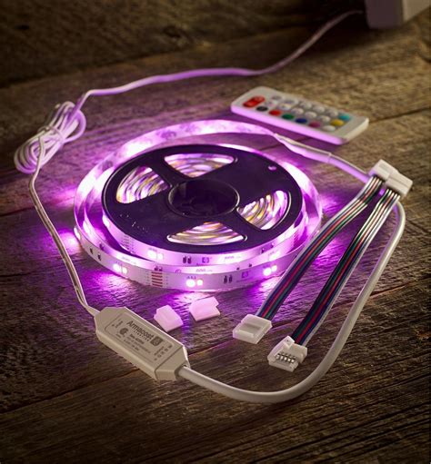 Color-Controlled Indoor LED Tape Light Kit with Smart Wi-Fi - Lee ...