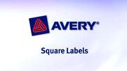 Avery Square Labels Video | WebstaurantStore