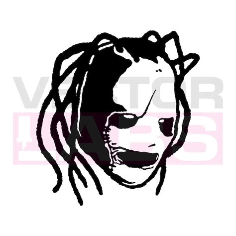 Slipknot Corey Taylor 8 Iowa Mask Cricut Vector SVG EPS PDF - Etsy