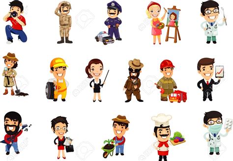 Occupations Cartoon Clipart Volume 6 Occupations Clipart For All - Bank2home.com