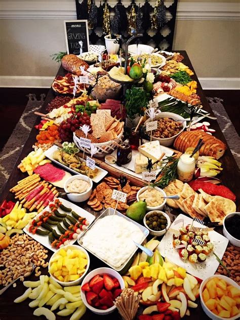 Grazing table | Appetizers table, Buffet food, Party food platters