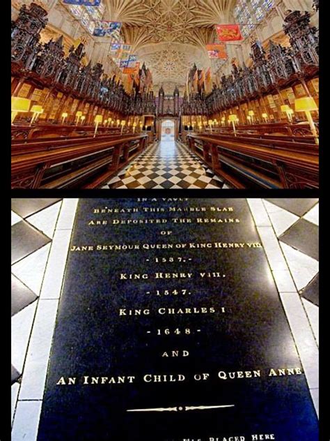 Tomb of Henry VIII, Queen Jane Seymour, King Charles II, and an Infant Child of Queen Anne ...