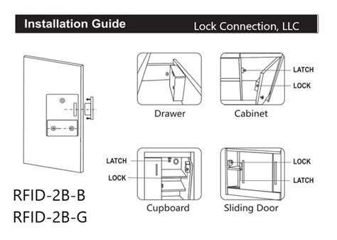 10 lock systems, Hidden RFID Cabinet Drawer Lock - Lock Connection®, LLC