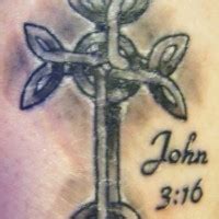 Cross of Calvary with dove amazing tattoo - Tattooimages.biz