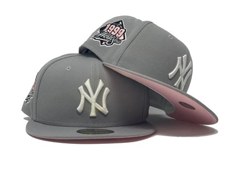 NEW YORK YANKEES 1999 WORLD SERIES "PINK CONCRETE" NEW ERA FITTED HAT – Sports World 165