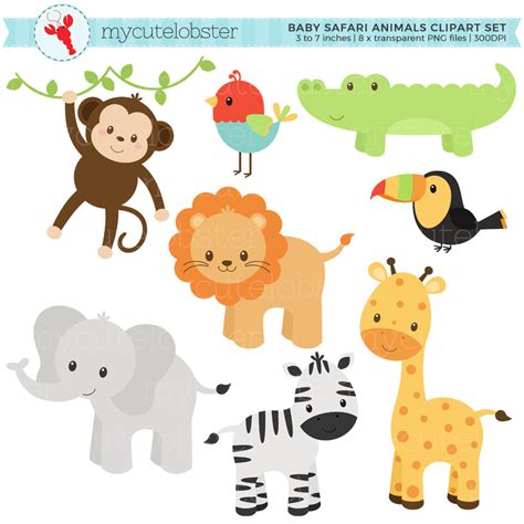 Free Baby Safari Cliparts, Download Free Baby Safari Cliparts png ...