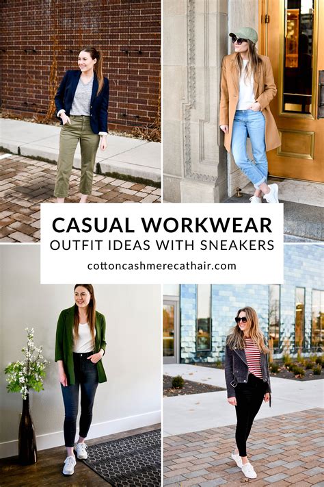 15 Casual Workwear Outfit Ideas with Sneakers