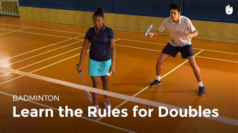 Doubles Rules - How to Play Badminton | Sikana