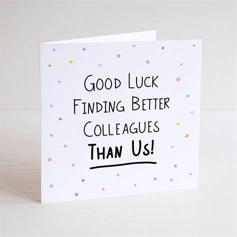 Farewell Cards For Colleagues Printable