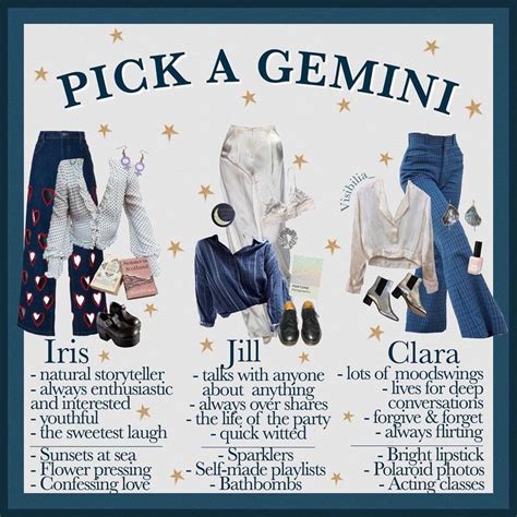 𝐌𝐚𝐡𝐚𝐥𝐢𝐚 🌼 on Instagram: “𝙕𝙤𝙙𝙞𝙖𝙘: 𝙂𝙚𝙢𝙞𝙣𝙞 Are you a Gemini? Which girl would you pick? I barely ...