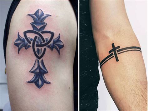 Tattoos For Men On Arm Cross