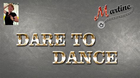 DARE TO DANCE - LINE DANCE (Demo & Teach Fr) - YouTube